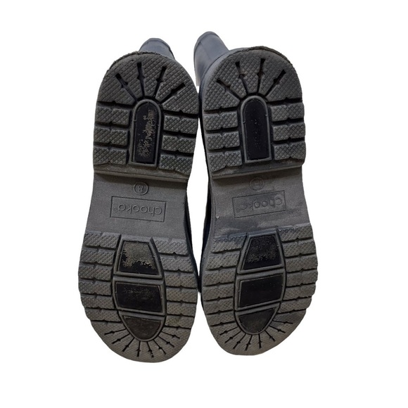 Chooka Redmond Mid Rain Boot Charcoal Size 8 Side Buckle Rubber - Picture 8 of 10